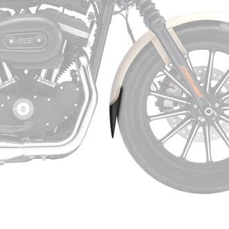 Puig® - Front Black ABS Plastic Fender Extension