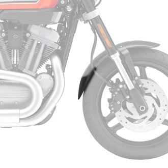 Puig® - Front Black ABS Plastic Fender Extension