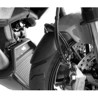 Puig® - Front Black ABS Plastic Fender Extension