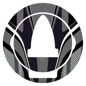 Puig® - Radikal Gray Fuel Cap Cover