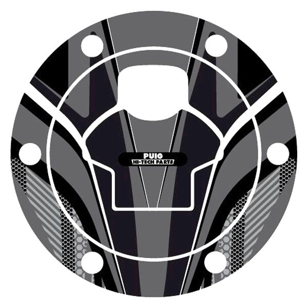 Puig® - Radikal Gray Fuel Cap Cover