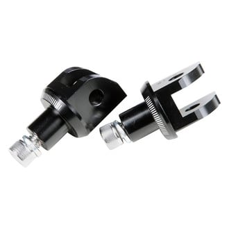 Puig® - Passenger Foot Peg Adapters (Black)