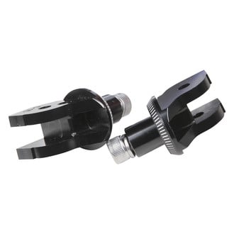 Puig® - Rider/Passenger Foot Peg Adapters (Black)