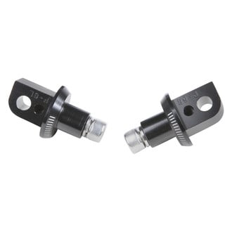 Puig® - Passenger Foot Peg Adapters (Black)