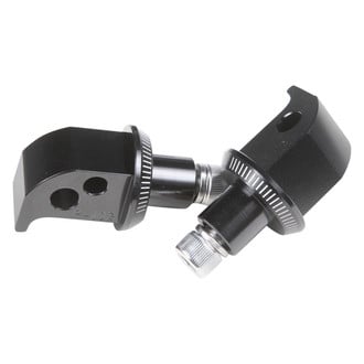 Puig® - Passenger Foot Peg Adapters (Black)