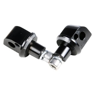Puig® - Passenger Foot Peg Adapters (Black)