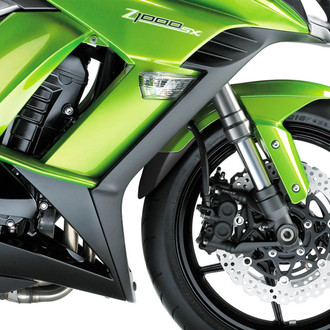 Puig® - Front Black ABS Plastic Fender Extension