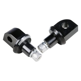 Puig® - Passenger Foot Peg Adapters (Black)