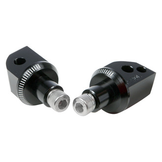 Puig® - Passenger Foot Peg Adapters (Black)