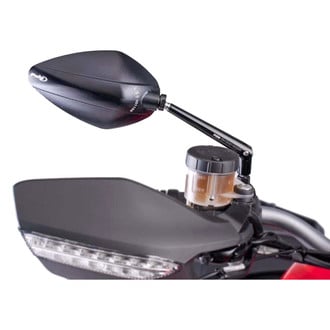 Puig® - Hi-Tech 3 Left Side Black Rear View Mirror