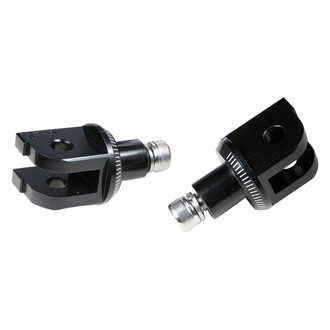 Puig® - Passenger Foot Peg Adapters (Black)