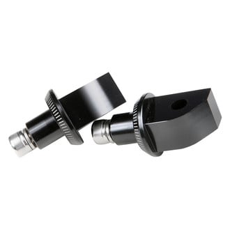 Puig® - Passenger Foot Peg Adapters (Black)