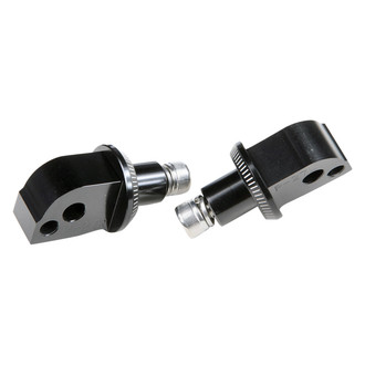 Puig® - Passenger Foot Peg Adapters (Black)