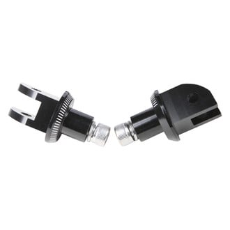 Puig® - Rider/Passenger Foot Peg Adapters (Black)