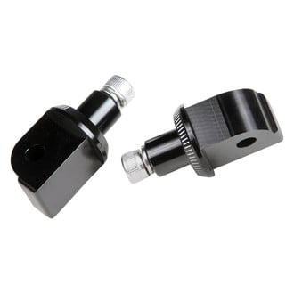 Puig® - Passenger Foot Peg Adapters (Black)