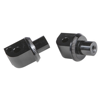 Puig® - Passenger Foot Peg Adapters (Black)