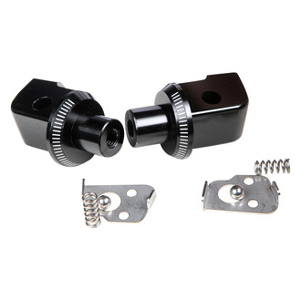 Puig® - Rider Foot Peg Adapters (Black)