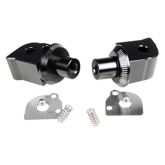 Puig® - Passenger Foot Peg Adapters (Black)
