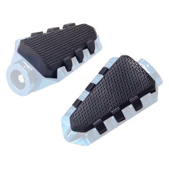 Puig® - Trail Style Foot Peg Replacement Rubber Pads (Black)