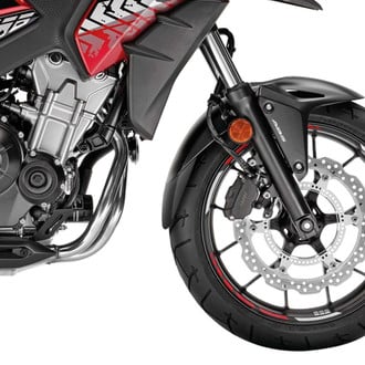 Puig® - Front Black ABS Plastic Fender Extension