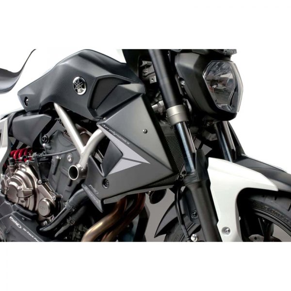 Puig® - Matte Black Radiator Side Panel Kit