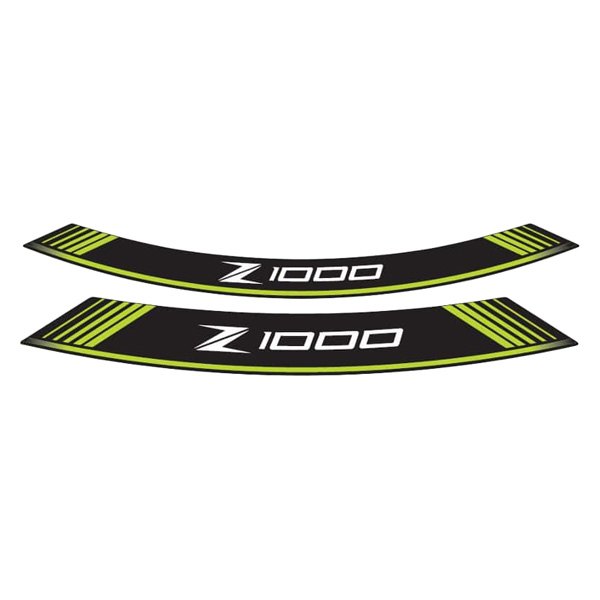Puig® - "Z1000" Green Rim Strip Kit