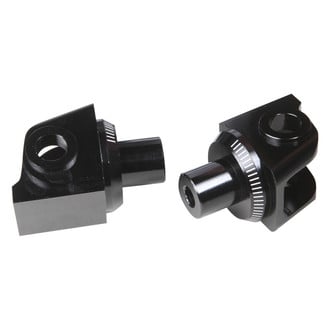 Puig® - Passenger Foot Peg Adapters (Black)