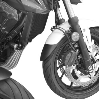 Puig® - Front Black ABS Plastic Fender Extension