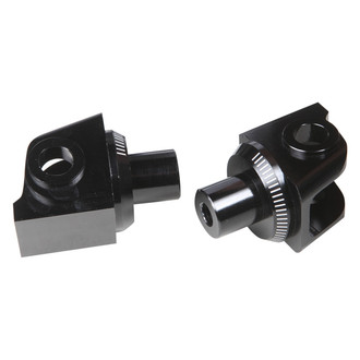 Puig® - Passenger Foot Peg Adapters (Black)