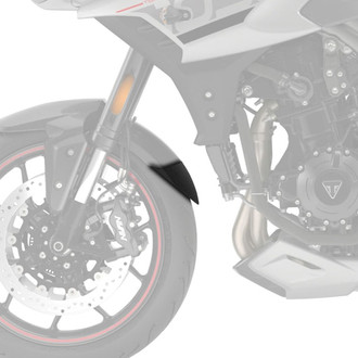 Puig® - Front Black ABS Plastic Fender Extension