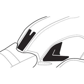 Puig® - Specific Carbon Look Tank Pad