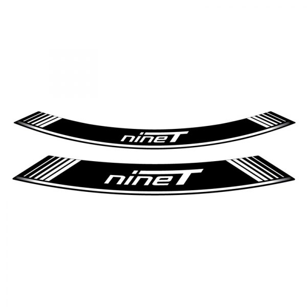 Puig® - "R Nine T" White Rim Strip Kit