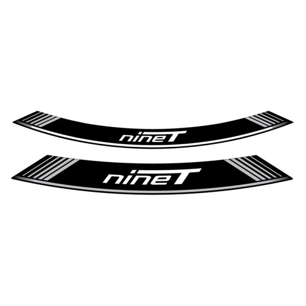 Puig® - "R Nine T" Silver Rim Strip Kit