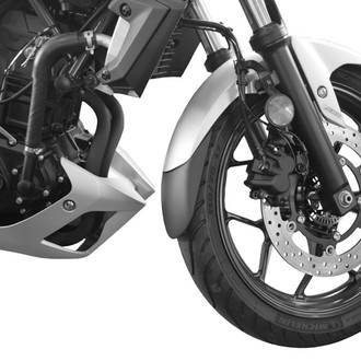 Puig® - Front Black ABS Plastic Fender Extension