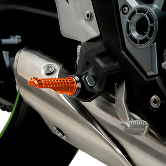 Puig® - R-Fighter Orange Foot Pegs Pilot