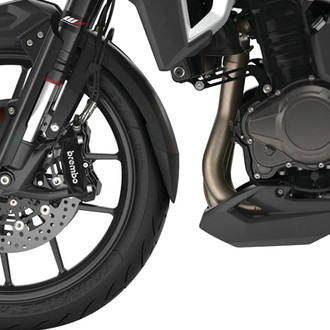 Puig® - Front Black ABS Plastic Fender Extension