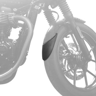 Puig® - Front Black ABS Plastic Fender Extension