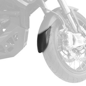 Puig® - Front Black ABS Plastic Fender Extension