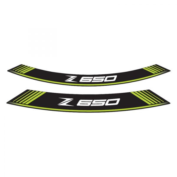Puig® - "Z650" Green Rim Strip Kit