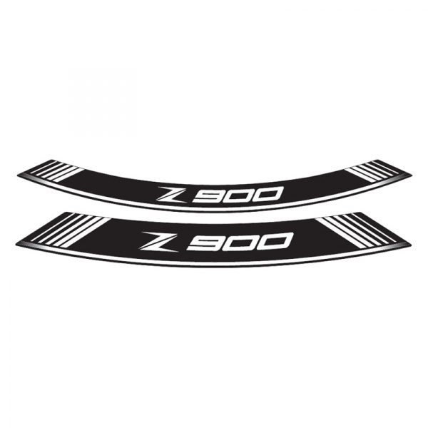 Puig® - "Z900" White Rim Strip Kit