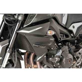 Puig® - Matte Black Radiator Side Panel Kit