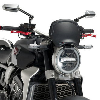 Puig® - Plastic Matte Black Front Plate