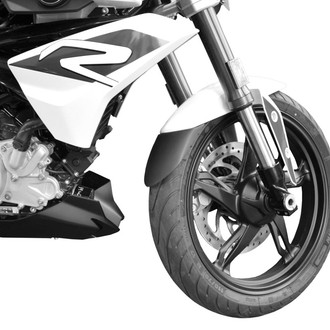 Puig® - Front Black ABS Plastic Fender Extension