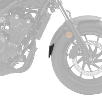 Puig® - Front Black ABS Plastic Fender Extension