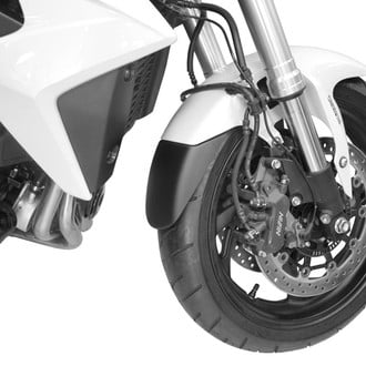 Puig® - Front Black ABS Plastic Fender Extension
