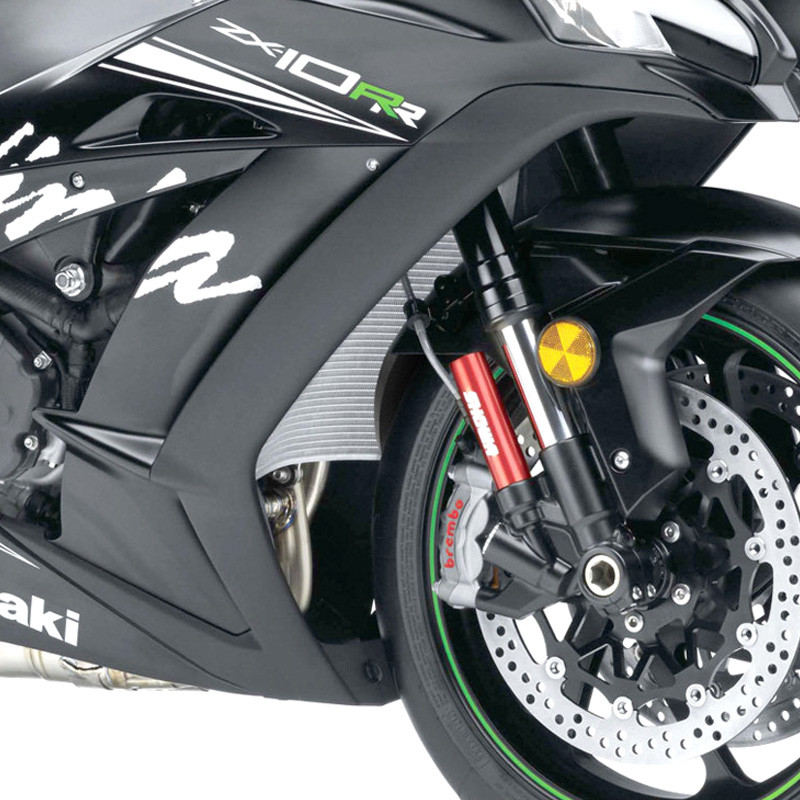 Kawasaki Ninja ZX-10R Motorcycle Mud Flaps - Rubber, Leather Kawasaki Ninja ZX-10R Motorcycle Mud Flaps - Rubber, Leather