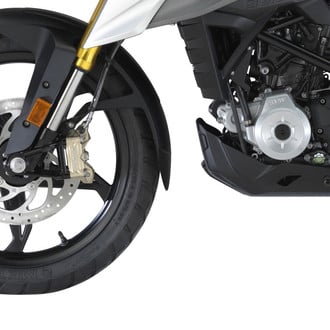 Puig® - Front Black ABS Plastic Fender Extension