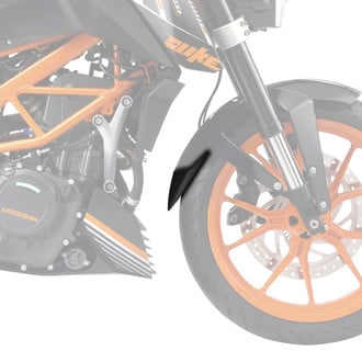 Puig® - Front Black ABS Plastic Fender Extension