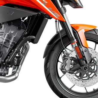 Puig® - Front Black ABS Plastic Fender Extension
