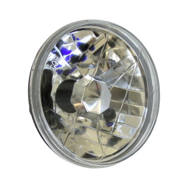 Race Sport® - 5 3/4" Round Diamond Cut Chrome Headlights